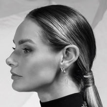 Load image into Gallery viewer, Kit Heath Sterling Silver Infinity Hoop Earrings
