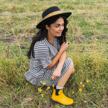 Load image into Gallery viewer, Bobbi Wellington Boot // Mustard and black