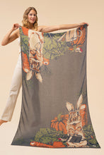 Load image into Gallery viewer, POWDER Gardening Bunny Print Scarf