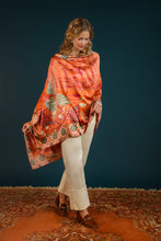 Load image into Gallery viewer, POWDER Satin Print Freehand Forest Scarf