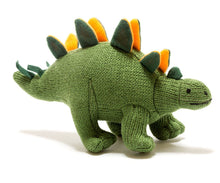 Load image into Gallery viewer, KNITTED Stegosaurus TOY