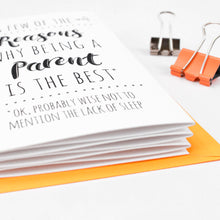 Load image into Gallery viewer, Reasons Why... Concertina Card for New Parents