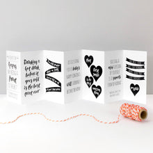 Load image into Gallery viewer, Reasons Why... Concertina Card for New Parents