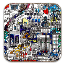 Load image into Gallery viewer, Sheffield Skyline coasters set of 4