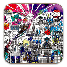 Load image into Gallery viewer, Sheffield Skyline coasters set of 4