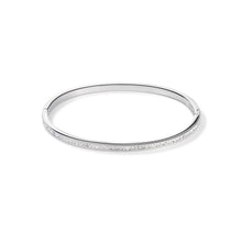 Load image into Gallery viewer, Bangle stainless steel  & crystals pavé crystal slim
