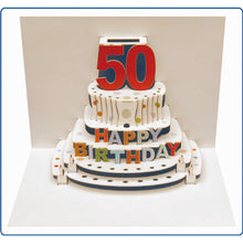 Load image into Gallery viewer, Forever POP UP Happy Birthday Age Cards - 16 to 100