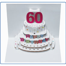 Load image into Gallery viewer, Forever POP UP Happy Birthday Age Cards - 16 to 100