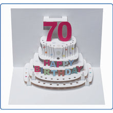 Load image into Gallery viewer, Forever POP UP Happy Birthday Age Cards - 16 to 100
