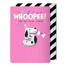 Load image into Gallery viewer, Hooray! Birthday Age magnet card