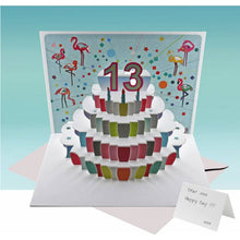 Load image into Gallery viewer, Forever POP UP Happy Birthday Age Cards - 16 to 100