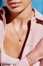 Load image into Gallery viewer, Double Heart Charm Necklace - Gold and Silver Plated