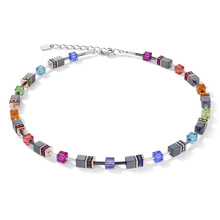 Load image into Gallery viewer, GeoCUBE® Necklace lilac - multicolour