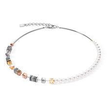 Load image into Gallery viewer, GeoCUBE® Fusion Festive necklace tricolour