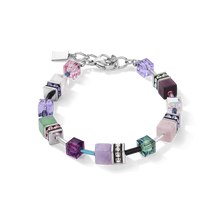 Load image into Gallery viewer, GeoCUBE® Bracelet lilac green