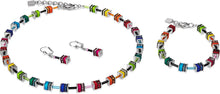 Load image into Gallery viewer, GeoCUBE® Necklace classic polaris & rhinestone multicolour