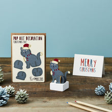 Load image into Gallery viewer, POP out card with wood Christmas decoration