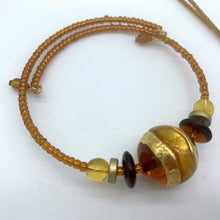 Load image into Gallery viewer, Murano glass Berenice bracelet Amber