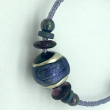 Load image into Gallery viewer, Murano glass Necklace Berenice purple
