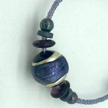 Load image into Gallery viewer, Murano glass Necklace Berenice purple