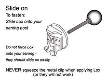 Load image into Gallery viewer, Lox Classic Secure Earring Backs - 2 Pairs
