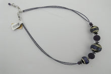 Load image into Gallery viewer, Murano glass Necklace Berenice purple