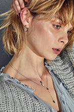 Load image into Gallery viewer, Kit Heath Coast Pebble Glisten Pavé Stud Earrings | Sterling Silver | Cubic Zirconia