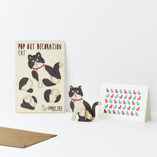 Load image into Gallery viewer, THE POP OUT CARD COMPANY - Black And White Cat Card
