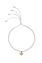 Load image into Gallery viewer, lila bee- Silver plated bracelet