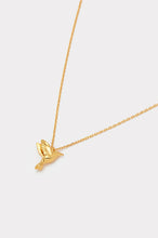 Load image into Gallery viewer, Hummingbird Pendant Necklace Gold Plate