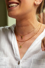 Load image into Gallery viewer, Hummingbird Pendant Necklace Gold Plate