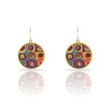 Load image into Gallery viewer, KANDINSKY GOLD PLATED EARRINGS
