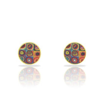 Load image into Gallery viewer, KANDINSKY GOLD PLATED STUDS
