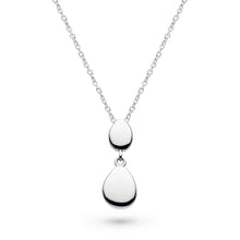 Load image into Gallery viewer, Kit Heath Coast Pebble Golden Double Droplet Necklace