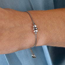 Load image into Gallery viewer, Kit Heath coast Tumble Sand RP Toggle Bracelet - Silver