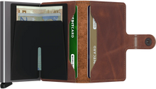 Load image into Gallery viewer, MV Miniwallet- Vintage Leather
