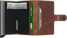 Load image into Gallery viewer, MV Miniwallet- Vintage Leather