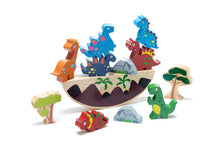 Load image into Gallery viewer, FAIR TRADE WOODEN DINOSAUR BALANCING TOY