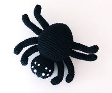 Load image into Gallery viewer, FAIR TRADE CROCHET COTTON SPIDER BABY RATTLE