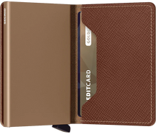 Load image into Gallery viewer, SSA slim wallet saffiano Leather