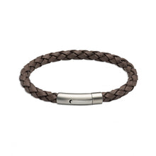 Load image into Gallery viewer, Leather Bracelet with MATTE POLISHED CLASP B492 B473
