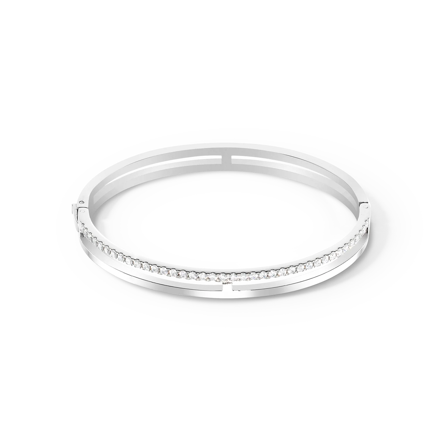 Eternal Unity Bangle silver-crystal