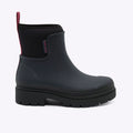 Merry People Tully wellington boot in Midnight, side view