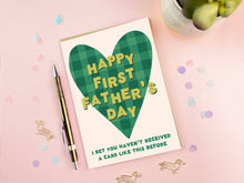 Load image into Gallery viewer, Happy First Father&#39;s Day Card | Dad Card | Father&#39;s Day Card
