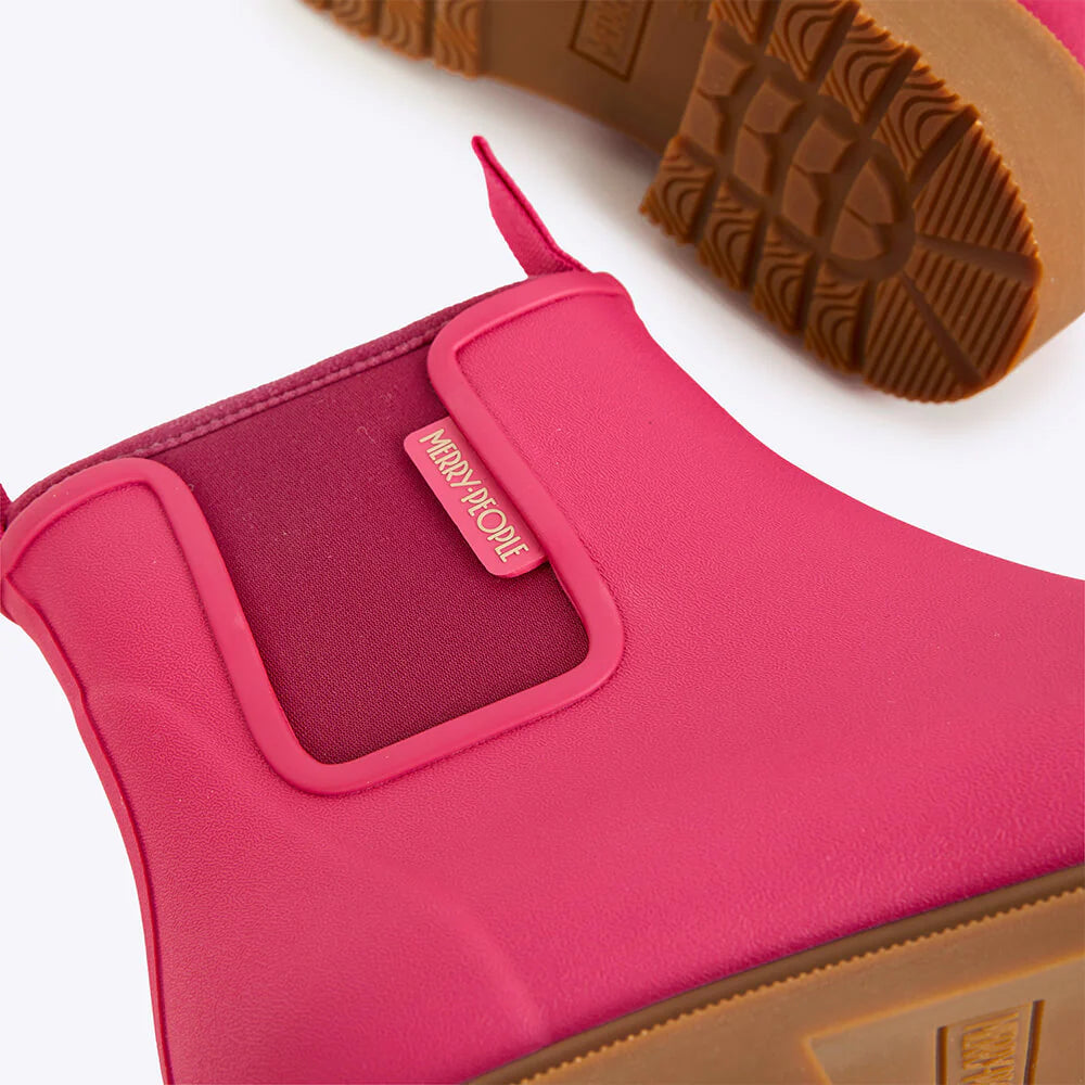 NEW COLOUR- Bobbi Wellington Ankle Boot // fuchsia