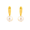Bronze Bold Pearl Drop Earring