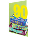 90 Bookstack Lasercut Card single - GC 2489