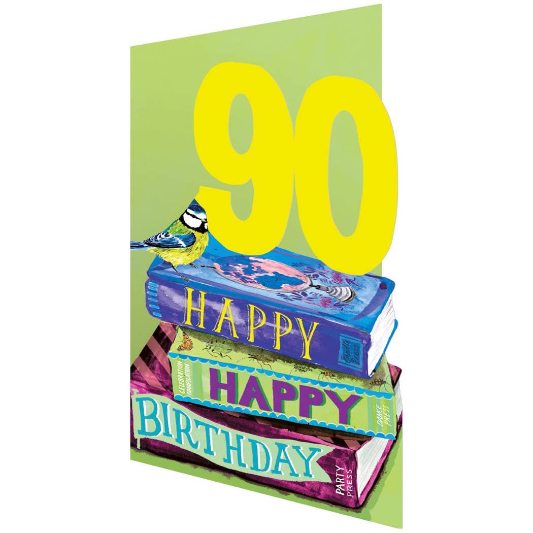 90 Bookstack Lasercut Card single - GC 2489