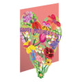 Mother's Day Heart of Flowers Lasercut Card - GC 2464M