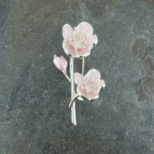 Load image into Gallery viewer, Cherry Blossom Pink Flower Brooch
